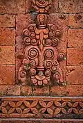 Terracotta on the wall