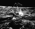 Surveyor 3 on the Moon, photographed by Alan Bean during Apollo 12 (1969)