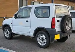 The very basic Jimny XA was short-lived, only built between October 1998 and April 2000 (JB23, pre-facelift)