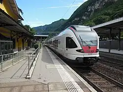 S10 train in main line platform