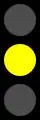 Solid yellow light: proceed on main route in any mode, route is clear