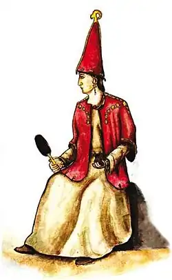 "Golden Lady " from the Taksai kurgans, c. 500 BCE.[190][191]