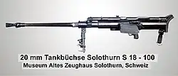 20&nbsp;mm Tankbüchse Solothurn S-18/100