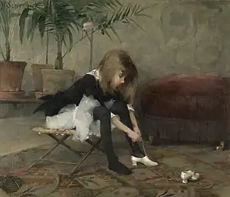 Helene Schjerfbeck (1862–1946) Dancing Shoes, 1882