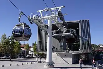 The lower station seen the Douro waterfront
