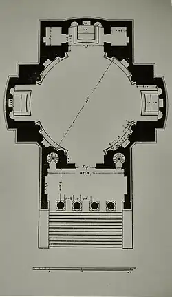 Plan by Ottavio Bertotti Scamozzi