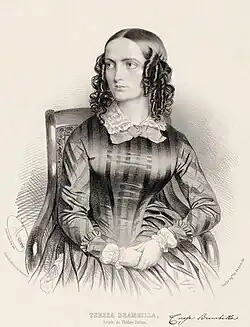 Teresa Brambilla by Antoine Maurin (1845)