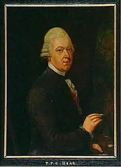 Self Portrait Tethart Hague from 1777