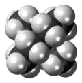 Spacefill model of tetraethylmethane