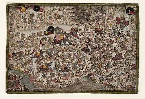 The Battle of Haldighati, c. 1810&nbsp;– c. 1820