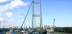 Daytime view of the Bosphorus Bridge