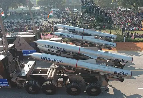 Brahmos at Indian republic day parade