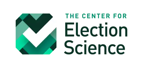 A green checkmark with "The Center for Election Science" written next to it