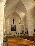 This is the interior of the Church of St. Georges.