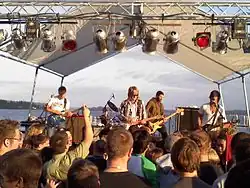 The Classic Crime playing at the Party At The Pier in Silverdale, Washington.