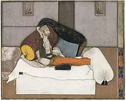 Balchand,[41] The Dying Inayat Khan, c. 1618, Bodleian Library, Oxford