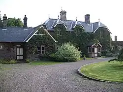 Picture of the former railway station in Akeld.