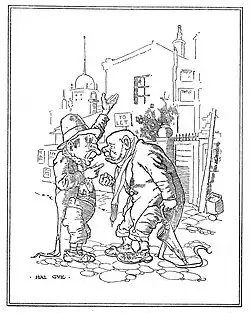 Illustration from The Glugs of Gosh (1917) by C. J. Dennis.