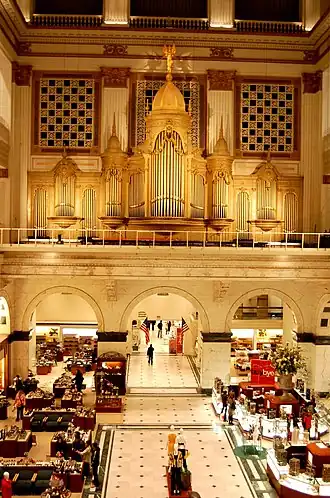 The Grand Court at Macys Department Store (in the Wanamaker's building)