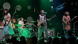 The Linda Lindas on stage