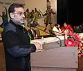 Minister of State for Human Resource Development, Shri Upendra Kushwaha addressing at the inauguration of the Navodaya National Integration Meet and Award Function 2016–17, in New Delhi on 17 January 2017.