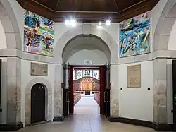 The River, and Passage by Che Lovelace installed in St James's Piccadilly. Photo Stephen White & Co