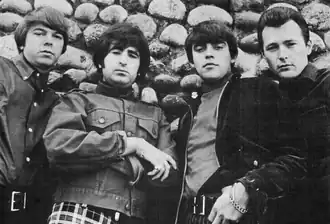 The Standells in 1966. L–R: Larry Tamblyn, Tony Valentino, Dick Dodd and Gary Lane