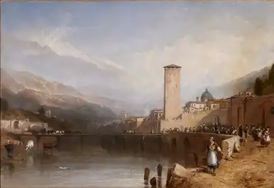 The Trent in the Tyrol by Augustus Wall Callcott