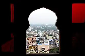 A view of Udaipur from City Palace, Udaipur.
