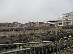 Construction in October 2009