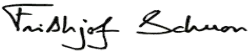 Frithjof Schuon's signature.
