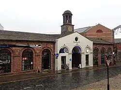 Surviving part of Leeds' 3rd White Cloth Hall (opened 1775)