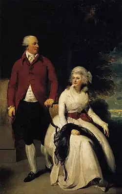 John Julius Angerstein and Eliza Angerstein by Thomas Lawrence
