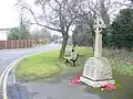 Thorpe War Memorial, on the corner of Village Road and Mill Lane.