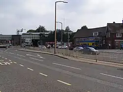 Three Bridges Railway Station, viewed from the A2220