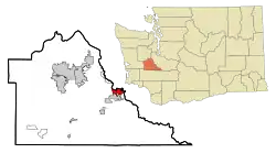 Location of North Yelm, Washington