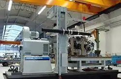 A Horiba engine test stand