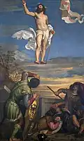 Titian Resurrection, 163 x 104&nbsp;cm