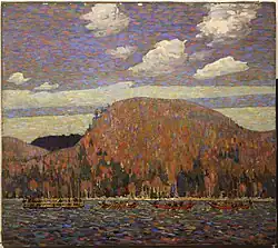 The Pointers, Winter 1916–17. 101 x 114.6&nbsp;cm. Hart House, University of Toronto