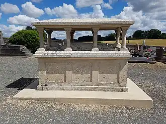 The tomb of Pierre Nicolas Deneuve