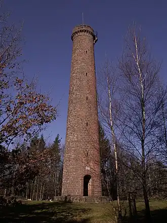 Observation tower on the Grand Wintersberg (Wasgau Felsenland)