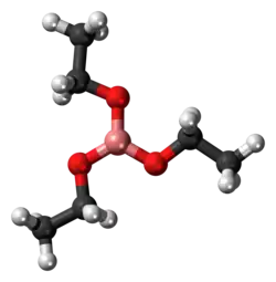 Triethyl borate molecule