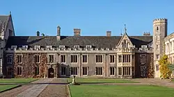 Historic building in a quadrangle
