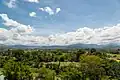 The mountain range as seen from Ling San Pagoda in Tuaran District