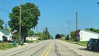 Looking east along Main Street