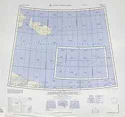 Map including the De Long Islands (inset) (AMS, 1964)