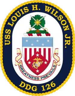 USS Louis H. Wilson Jr. Coat of Arms