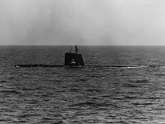 USS Cutlass (SS-478) underway on 9 May 1962