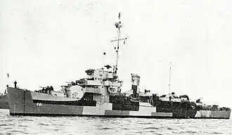 USS Gillette (DE-681); June 1944.