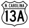 U.S. Highway 13A marker